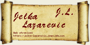 Jelka Lazarević vizit kartica